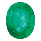 5x3mm Oval Faceted Natural Emerald - AA Quality - Sophia Jewelers