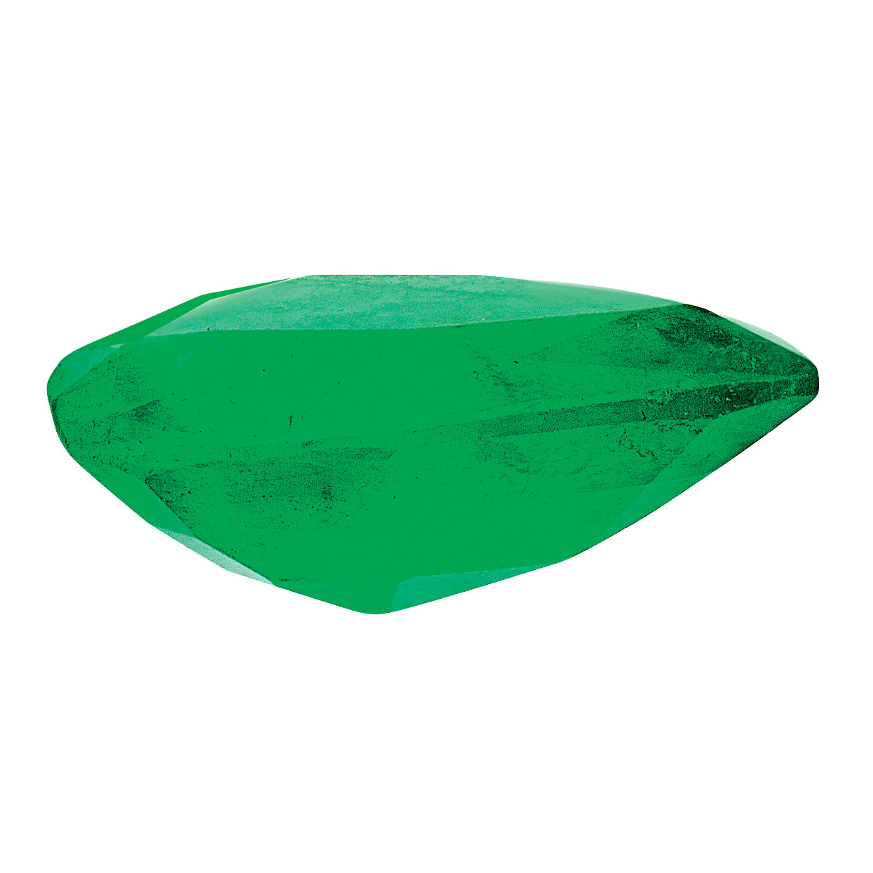 6x4mm Pear Faceted Natural Emerald - AA Quality - Sophia Jewelers