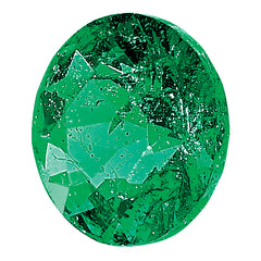 Emerald AAA Quality 3mm Round Diamond-Cut