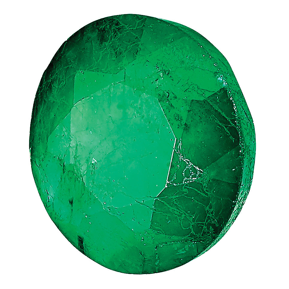 2.25mm Round Faceted Natural Emerald - C Quality Secondary image