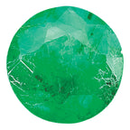 2.75mm Round Faceted Natural Emerald - C Quality - Sophia Jewelers