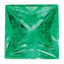 Emerald A Quality  3mm Princess