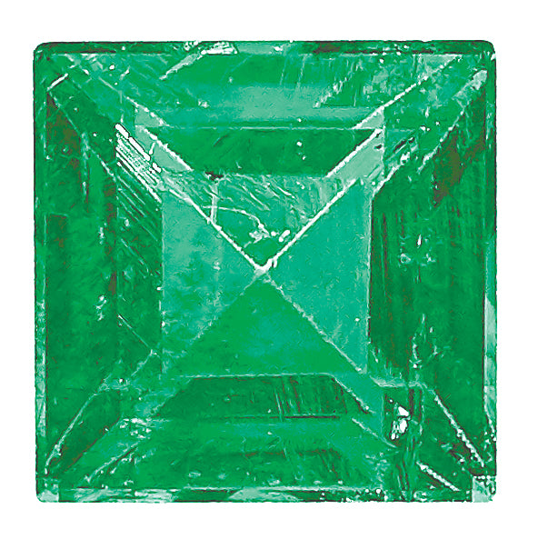 Emerald A Quality 3mm Square Step-Cut Main image