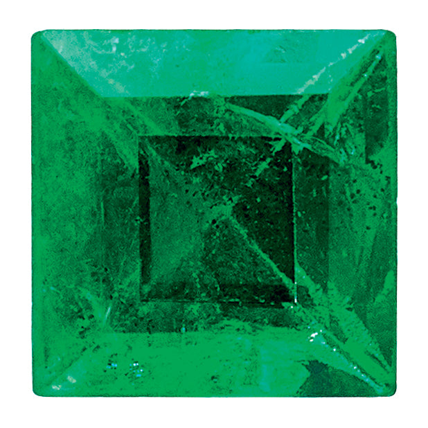 Emerald AA Quality 3mm Square Step-Cut