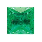 Emerald A Quality 4mm Princess