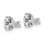 Platinum 1/10 carat Lab Grown Diamond VS+ F+ Round Complete Four Prong Stud Earrings