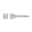 14K White Gold 1/6 ct Lab-Created Diamond VS/SI+ G+, 4-Prong Stud Earrings
