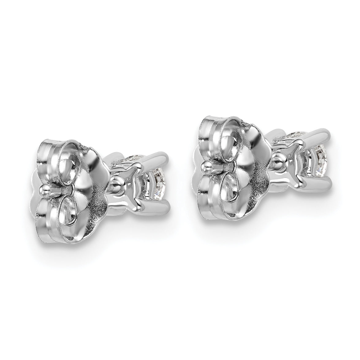 Platinum 1/3 ct Certified Lab-Created Diamond VS+ F+, 4-Prong Stud Earrings