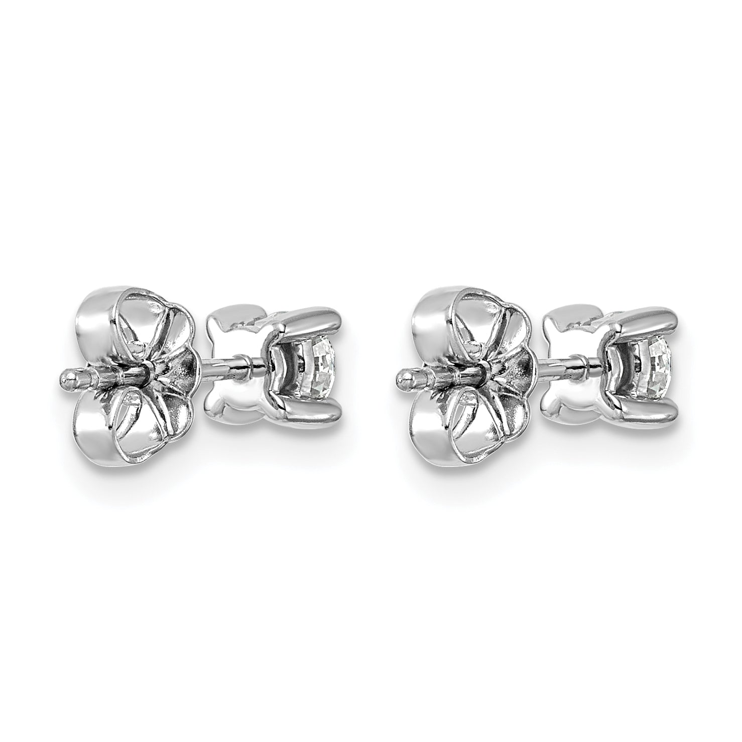 Platinum 1/2 ct Certified Lab-Created Diamond VS+ F+, 4-Prong Stud Earrings