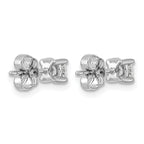 14K White Gold 1/2 ct Lab-Created Diamond VS/SI+ G+, 4-Prong Stud Earrings
