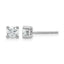 14K White Gold 5/8 ct Certified Lab-Created Diamond VS/SI+ G+, 4-Prong Stud Earrings