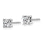 Platinum 3/4 ct Lab-Created Diamond VS+ F+, 4-Prong Stud Earrings