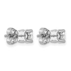 Platinum 1 ct Lab-Created Diamond VS+ F+, 4-Prong Stud Earrings