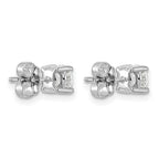 14K White Gold 1 ct Lab-Created Diamond VS/SI+ G+, 4-Prong Stud Earrings