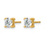 14K Yellow Gold 1 ct Lab-Created Diamond VS/SI+ G+, 4-Prong Stud Earrings