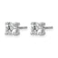 14K White Gold 1 1/4 ct Lab-Created Diamond VS/SI+ G+, 4-Prong Stud Earrings