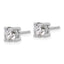 Sterling Silver Rhodium-Plated 1 1/2 ct Lab-Created Diamond VS+ F+, 4-Prong Stud Earrings