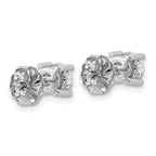 Sterling Silver Rhodium-Plated 1 1/2 ct Lab-Created Diamond VS/SI+ G+, 4-Prong Stud Earrings