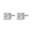 14K White Gold 1 1/2 ct Certified Lab-Created Diamond VS+ F+, 4-Prong Stud Earrings