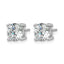 14K White Gold 3 ct Certified Lab-Created Diamond VS+ F+, 4-Prong Stud Earrings