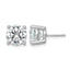14K White Gold 7 ct Certified Lab-Created Diamond VS/SI+ G+, 4-Prong Stud Earrings