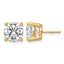 14K Yellow Gold 7 ct Lab-Created Diamond VS/SI+ G+, 4-Prong Stud Earrings