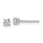 14K White Gold 1/4 ct Certified Lab-Created Diamond VS+ F+, 4-Prong Stud Earrings
