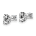 10K White Gold 1/3 ct Lab-Created Diamond VS/SI+ G+, 4-Prong Stud Earrings