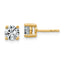 10K Yellow Gold 1 1/2 ct Lab-Created Diamond VS/SI+ G+, 4-Prong Stud Earrings