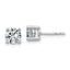 14K White Gold 1 1/2 ct Lab-Created Diamond VS/SI+ G+, 4-Prong Stud Earrings