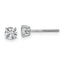 14K White Gold 5/8 ct Lab-Created Diamond VS/SI+ G+, 4-Prong Screw-Back Stud Earrings