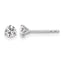 14K White Gold 3/8 ct Lab-Created Diamond VS/SI+ G+, 3-Prong Stud Earrings