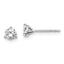 Platinum 1/2 ct Certified Lab-Created Diamond VS+ F+, 3-Prong Stud Earrings