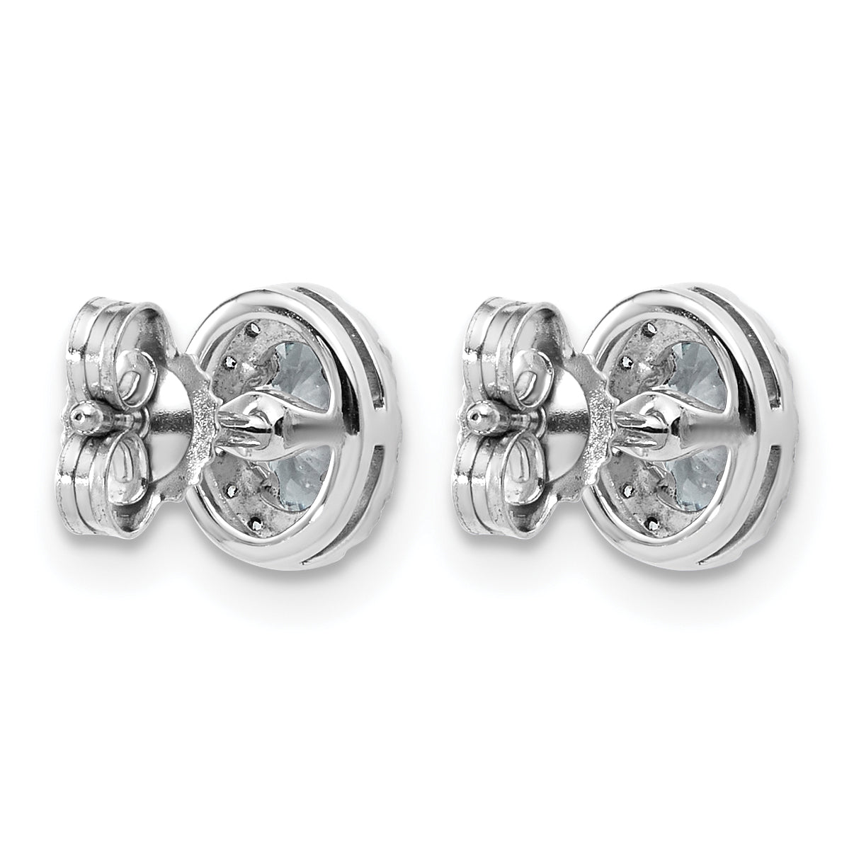 14K Yellow Gold 5/8 ct Lab-Created Diamond VS+ F+ Halo Earrings