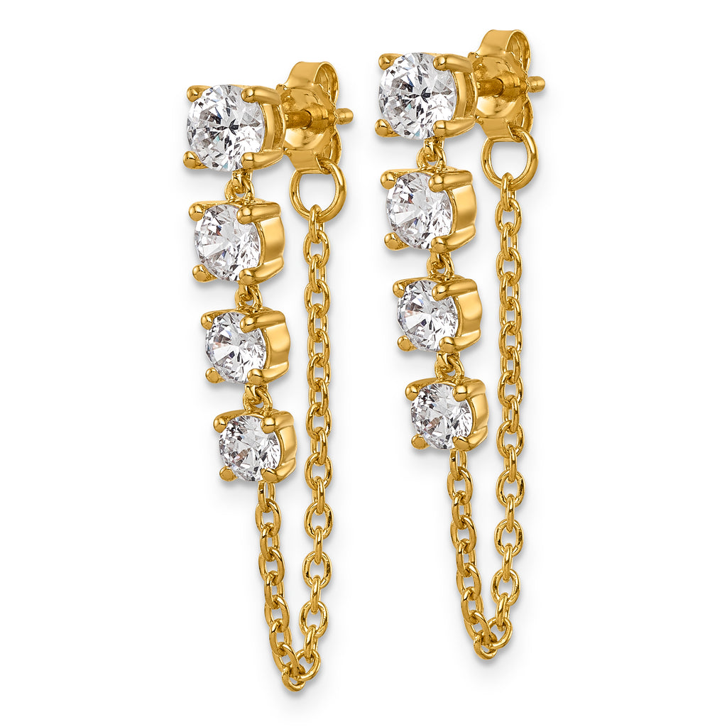 14ky Lab Grown VS/SI+ G+ Complete Diamond Earrings