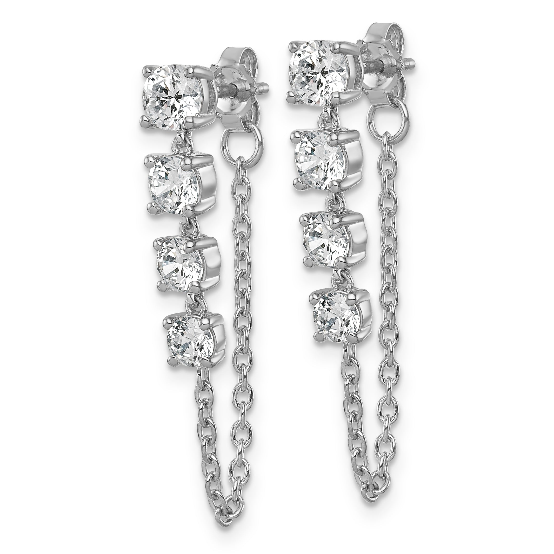 14kw Lab Grown VS/SI+ G+ Complete Diamond Earrings