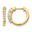 10k Diamond Hinged Hoop Earrings