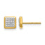 10k Diamond Post Earrings