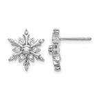 14K White Gold 1/6 ct Lab-Created Diamond VS/SI+ G+ Halo Earrings