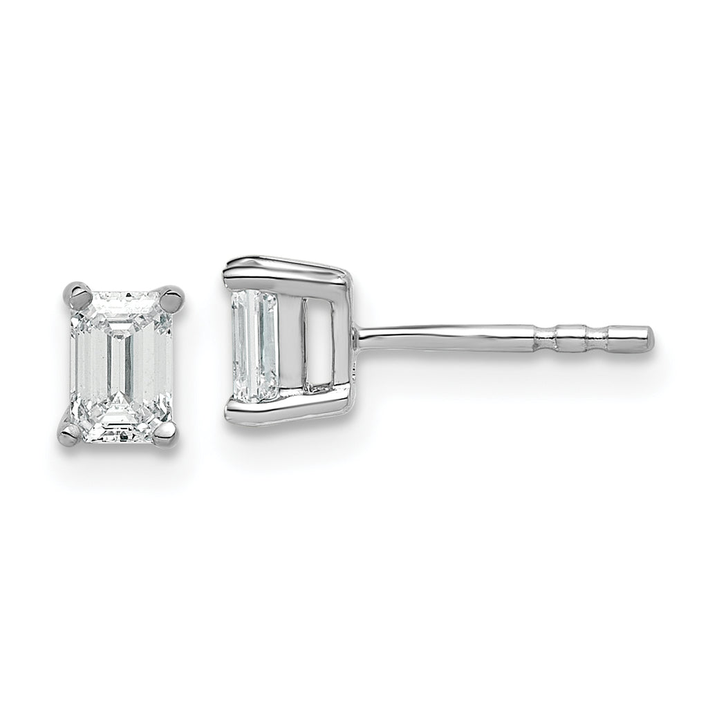 14kw 4.5x3.3mm Emerald Earring Mountings