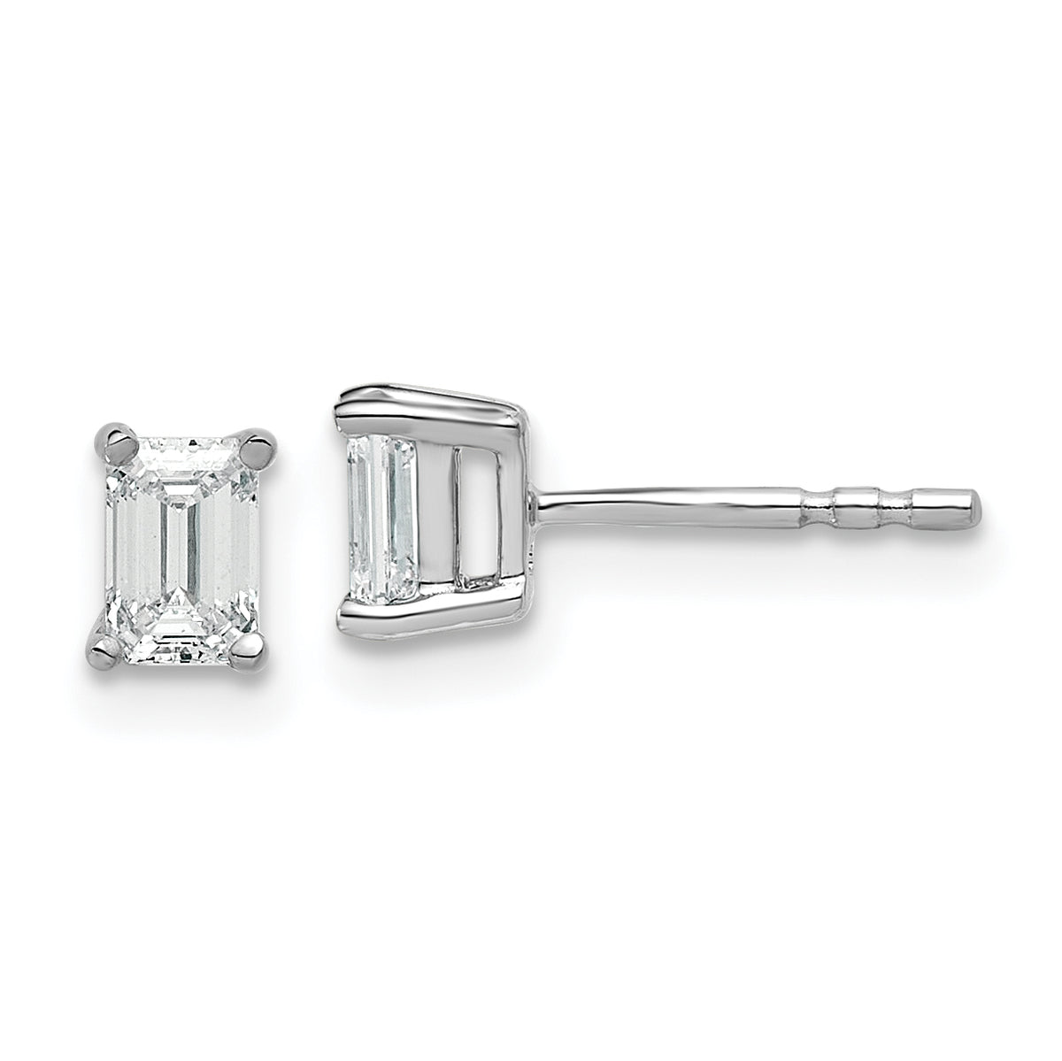 14kw 4.5x3.3mm Emerald Earring Mountings