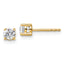 14k 1/2 carat Lab Grown Diamond VS/SI+ G+ Complete Stud Post Earrings