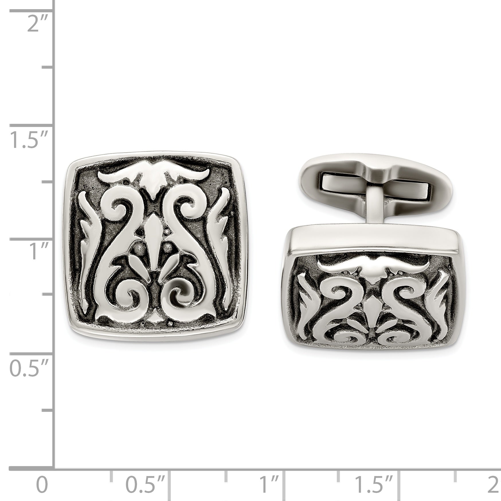 Edward Mirell Titanium Casted Cufflinks