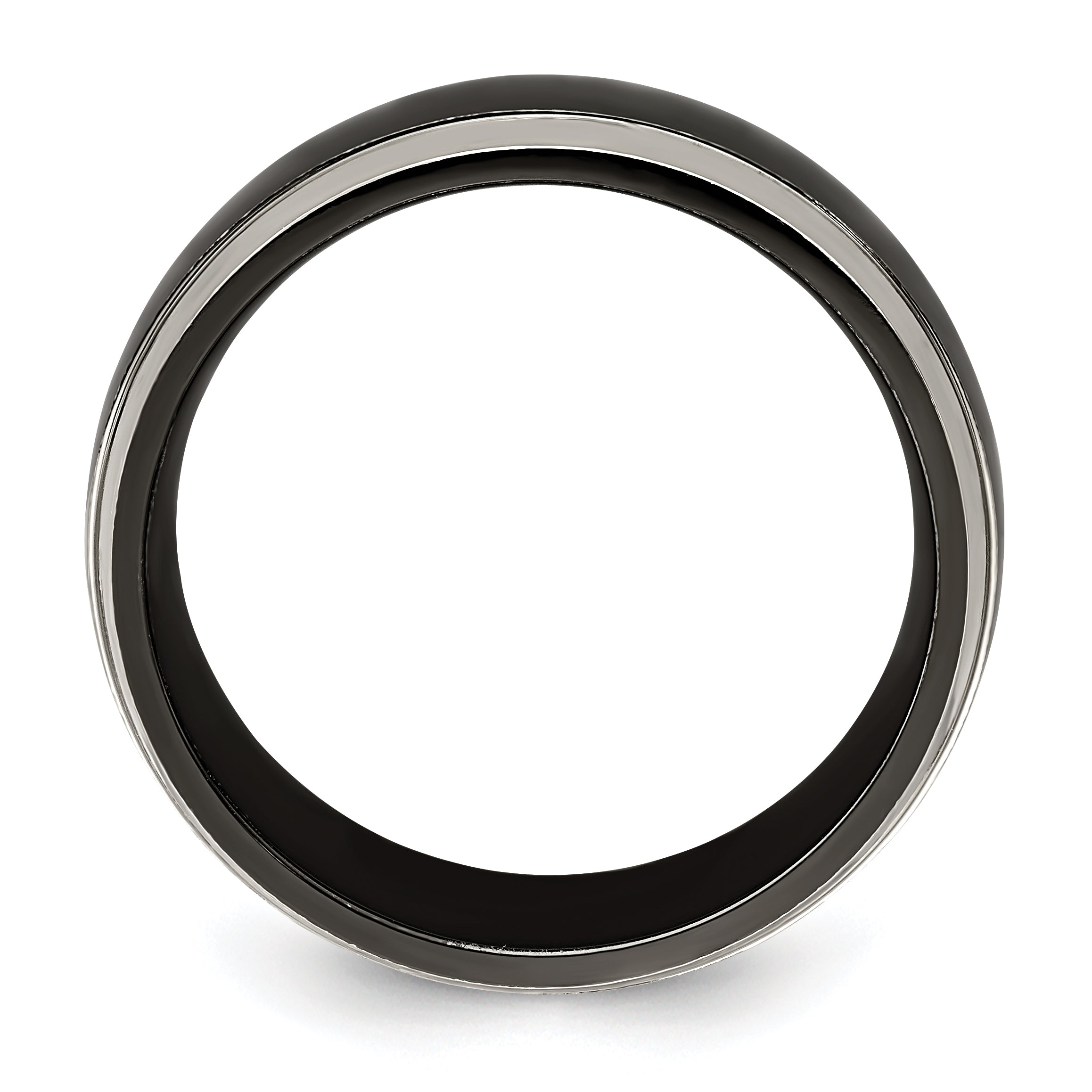 Edward Mirell Titanium Black Ti 8mm Band Secondary image