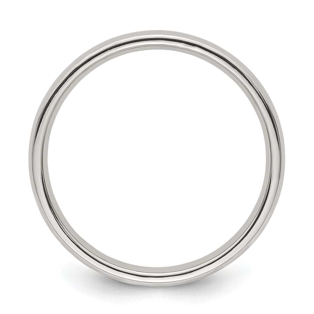 Edward Mirell Titanium Half Round 3mm Polished Band