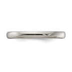 Edward Mirell Titanium Half Round 3mm Polished Band