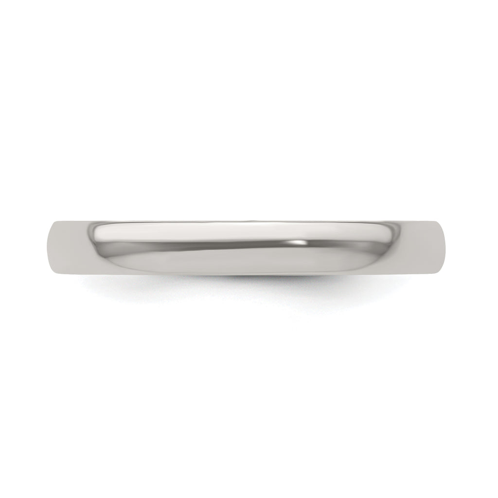 Edward Mirell Titanium Half Round 3mm Polished Band