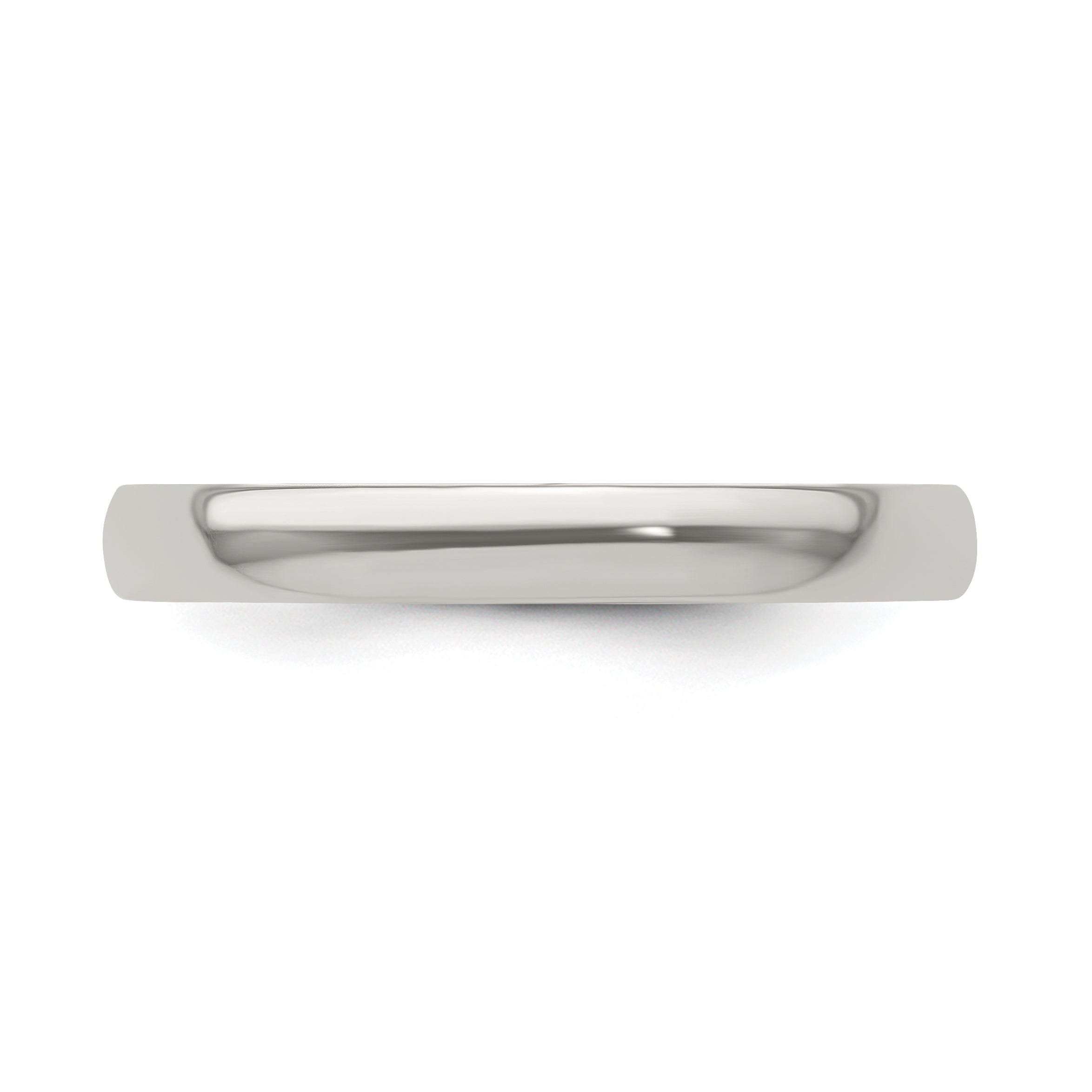 Edward Mirell Titanium Half Round 3mm Polished Band