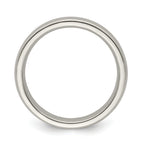 Edward Mirell Titanium Half Round 4mm Polished Band