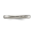 Edward Mirell Titanium Half Round 4mm Polished Band